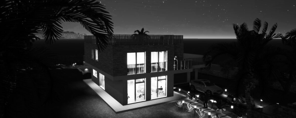 Rendering di progettazione Villa privata
